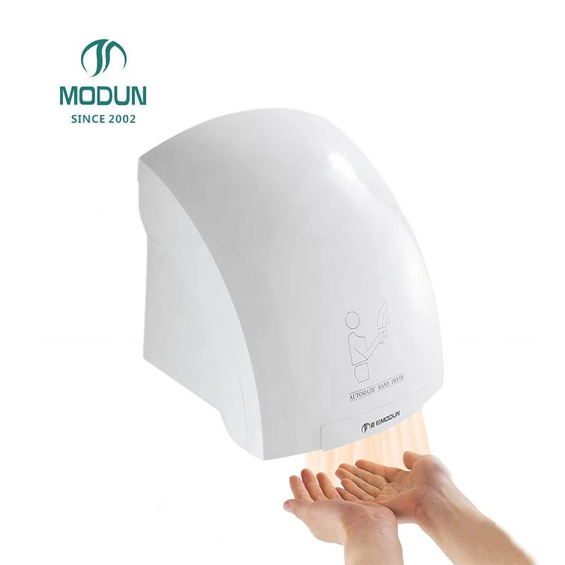 Asciugamani elettrico automatico classico con montaggio a parete Modun da 2000 W attivato da sensore per hotel e uso domestico
