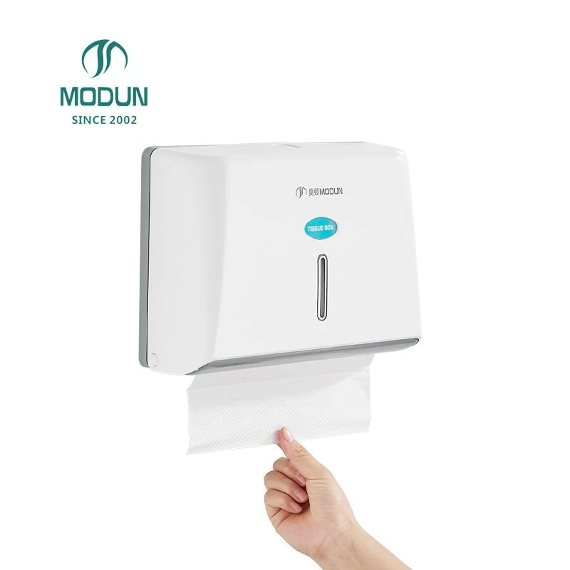 Dispenser per rotoli di carta Dispenser per carta igienica Dispenser per asciugamani di carta piegati a parete 5825ABS-W