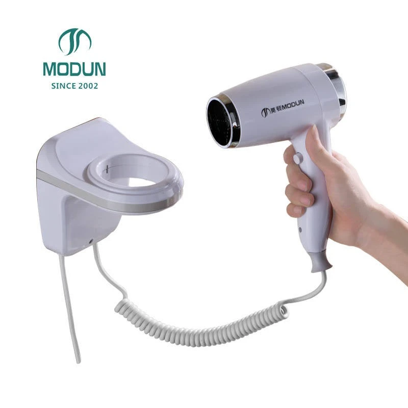 Asciugacapelli con motore CA a parete per hotel commerciale con ugello concentratore in plastica elettrica per uso domestico M-1288L-1