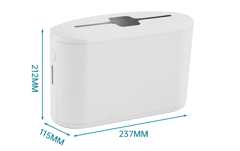 Moderna scatola per fazzoletti da terra con dispenser di asciugamani di carta multipiega in plastica per uso alberghiero o domestico 5857W