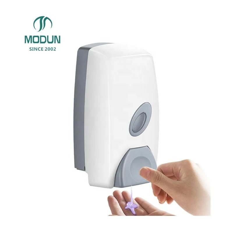 Dispenser manuale in plastica per montaggio a parete, dispenser di sapone per WC M-6201